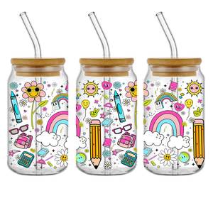 Giáo viên Vibes UV dtf cup kết thúc tốt đẹp chuyển tùy chỉnh dán không thấm nước khẳng định UV dtf cup bọc chuyển - Product Image 1