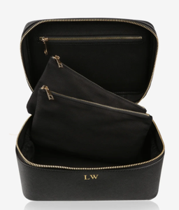 Personalized Logo Portable Makeup <strong>Bag</strong> Travel Accessories Toiletry Lifestyle <strong>Bags</strong> Beauty Makeup <strong>Cosmetic</strong> Leather Travel Case - Product Image 4