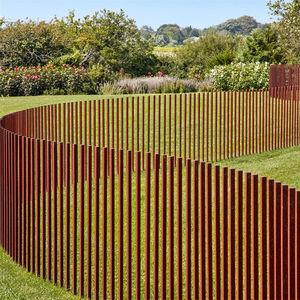 Valla de acero Corten de estilo moderno GNEE de 7 pies de altura para construcción comercial Patio Seguridad Ganado Cotizaciones de alta presión disponibles - Product Image 4