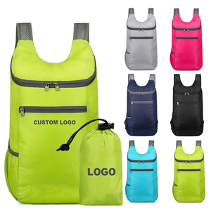 New Designer Foldable Lightweight <b>Backpack</b> Custom Logo Unisex Oxford Zipper <b>Travel</b> Sports Daypack Pouch Sports <b>Travel</b> Duffle <b>Bag</b> - Product Image 1
