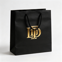 Sacs cadeaux en papier pour bijoux de luxe, impression personnalisée du logo, dorure à chaud, mini sacs cadeaux roses mignons avec poignées et fermeture à ruban