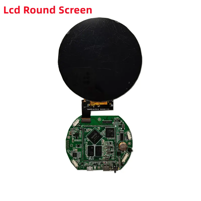 Custom Size Oem Circular Media Player Tft Ips Touch Lcd Screen Panel Board Kits 2K 4K Android Circula Round Lcd Monitor Display