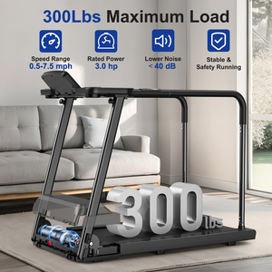 <span class=keywords><strong>Tapis</strong></span> <span class=keywords><strong>de</strong></span> <span class=keywords><strong>course</strong></span> électrique pour la maison, idéal pour les seniors, moteur silencieux, capacité 150 kg, design pliable, suivi d'activité clair - Product Image 3