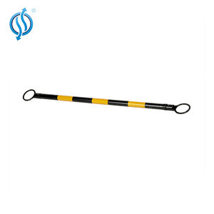 Barra de barrera telescópica de cono de tráfico extensible negra y amarilla de 1,2 m-2M para control de multitudes, almacén, construcción, seguridad, <span class=keywords><strong>Barrica</strong></span> - Product Image 3