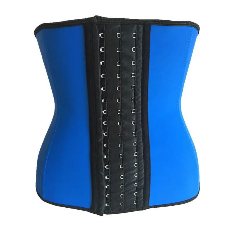 latex waist trainer private label women 9 Steel bone Custom Logo plus size cincher waist trainer corset for weight loss