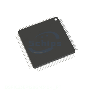 Componente de Chips Electrónicos DSPIC33EP128GM310-I_PT 100 TQFP, Circuito Integrado Integrado en Stock - Product Image 1