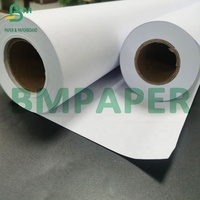 Papel plotter Hi - Bright 20lb 24lb 24 ''* 150 'Papel bond de presentación limpia para impresión de ingeniería