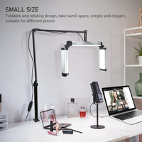Lampe de beauté FZ-20H 20w pliable lune remplissage beauté lampe led lumière exposition lampe demi-lune lumière demi-lune anneau lumière support