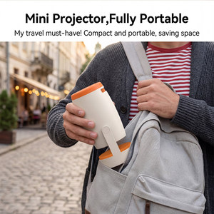 Mini Proyector HY330 Android 14.0 8K, 5G Dual WIFI6, 200 Ansi Lúmenes de Brillo, Corrección Vertical Automática - Product Image 4