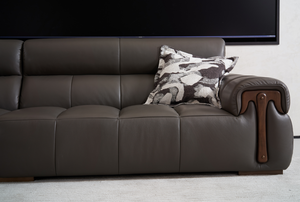 ชุดโซฟาหนังแท้ทันสมัยสำหรับอพาร์ทเมนต์และห้องนั่งเล่นสุดหรู - Product Image 3