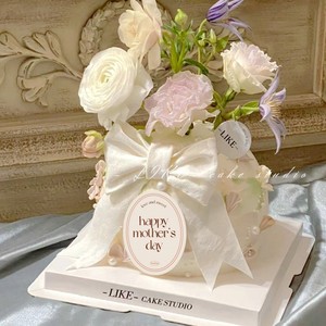 Tarjeta acrílica ovalada con diseño de miel y dulzura para decoración de pasteles del Día de la Madre - Product Image 2