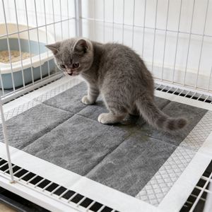 Tapis d'apprentissage jetables pour chiens, taille géante, avec support adhésif pour nettoyage, pour animaleries - Product Image 5