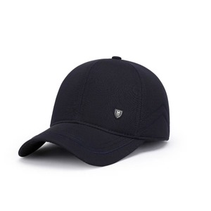 Gorra de Béisbol de Invierno para Hombre, Gruesa, Cálida, con Protección para las Orejas, Casual, Resistente al Viento, Azul Marino, de Sarga de Algodón - Product Image 4