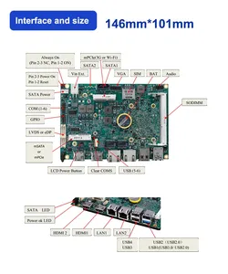 Celeron J3455 <span class=keywords><strong>Cpu</strong></span> Industriële Pc Embedded Mini Pc Fanless Personal <span class=keywords><strong>Computer</strong></span> - Product Image 5