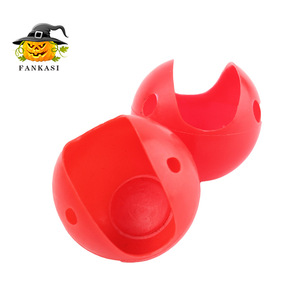 Nez de clown en plastique rouge pour accessoires de costume de fête d'Halloween, accessoire de maquillage unisexe - Product Image 2