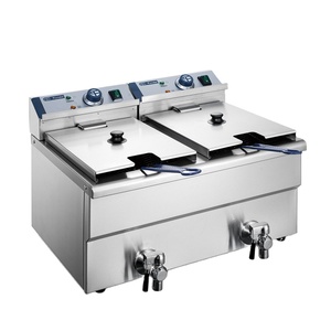 Hot Sale Industrial Restaurant 24L 2 Deep <b>Fryers</b> Countertop <b>Machine</b> Deep <b>Fryers</b> Deep <b>Fryers</b> Deep - Product Image 5