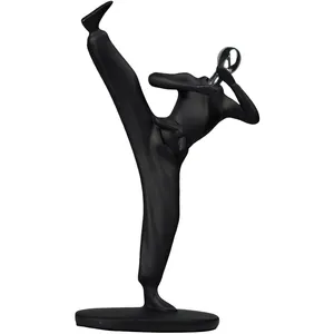 2023 Best Sellers Nordic Minimalist New Style Creative Musician Sports Man Abstract Human Sculpture Office Tabletop Decoration