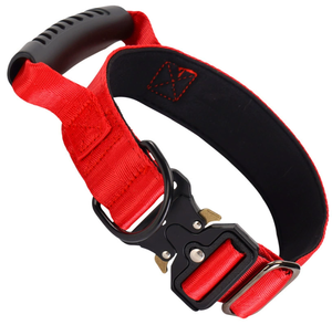 <strong>Dog</strong> <strong>Collar</strong> Soft <strong>Padded</strong> Nylon Handle for <strong>Medium</strong> to Large <strong>Dogs</strong> Heavy Duty Tactical Style - Product Image 5