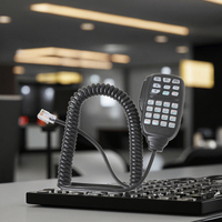Microphone à condensateur filaire MYT HM133V, compatible avec les talkies-walkies Icom IC2200/IC7000