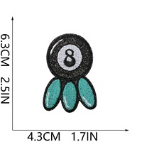 Patch Bordir Vintage Bentuk Hati Warna Turquoise, Ramah Lingkungan, Dapat Disetrika, Tema Parfum, Untuk Pakaian, Blus, Topi, Tas