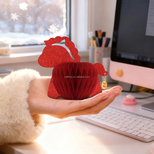 Horse <strong>Unicorn</strong> Scorpius Paper Decoration <strong>Party</strong> <strong>Supplies</strong> Horse Ornaments Paper Balls with Magnet for Home Decor - Product Image 3