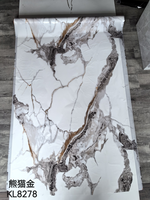 Feuille de PVC multi-usages effet marbre UV pour panneau mural, décoration de meubles