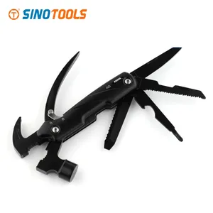 Small pocket multi tool claw hammer with Plier Knife Saw Screwdriver