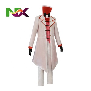 ชุดคอสเพลย์อนิเมะ Hazbin Hotel ลูซิเฟอร์ ชุดตัวร้ายราชาแห่งนรก ชุดเล่นบทบาทสมมติวันฮาโลวีน ชุดโพลีเอสเตอร์ สินค้าจากโรงงาน - Product Image 3