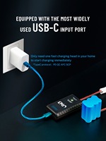 Cargador de Baterías ToolkitRC UN3 4-8S USB-C NiMh U3 2-3S LiPo 2A 25W con Puerto de Balanceo y Carga Directa para Piezas de Aviones RC y Drones FPV