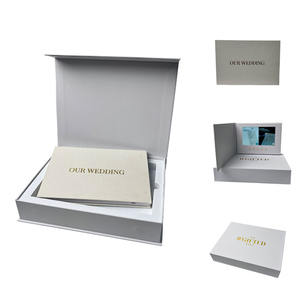 ปกแข็งกำหนดเอง7นิ้วโบรชัวร์วิดีโอจอแอลซีดีการ์ดอวยพรวิดีโออิเล็กทรอนิกส์มีพื้นที่สำหรับ<span class=keywords><strong>เทป</strong></span>คาสเซ็ต - Product Image 2