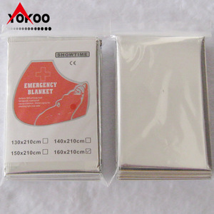 Couverture d'urgence YOKOO 130x210cm, réfléchissante en PET, pour la survie en extérieur, imperméable et isolante thermiquement - Product Image 5