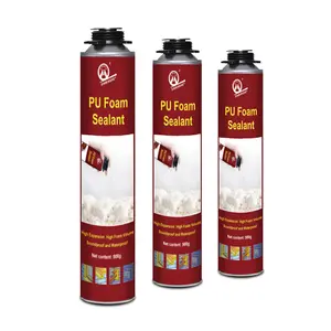 OEM Factory Cheap Adhesive Good Waterproof Expanding Pu Sealant Spray Filling Polyurethane Foam 750ml Pu Foam