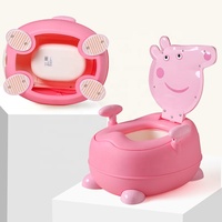 Nouveauté : Articles pour bébés - Pot de toilette portable pour enfants, motif dessin animé, pour l'apprentissage de la propreté et la sécurité