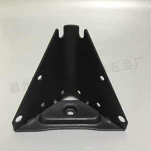 Soporte Triangular de Ángulo Fijo de Tres Lados, Soporte de Hierro para Cama, Acero al Carbono con Recubrimiento de Zinc, Conector de Muebles Duradero - Product Image 2