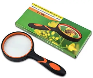 Loupe de lecture incassable portable 75mm 10X Loupe adaptée aux personnes âgées et aux enfants - Product Image 6