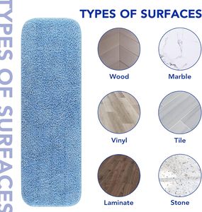 Dual-Use Microfiber <b>Flat</b> <b>Mop</b> Head Wet/Dry Magic Lazy <b>Mop</b> Pads Aluminum Plastic Handle Super Water Absorption Durable 70-80% - Product Image 3