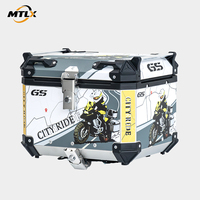 Fabricant professionnel de bagages pour motos, boîte arrière en alliage robuste, grand stock, expédition rapide pour les distributeurs mondiaux