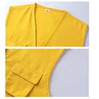 Logo personnalisé multi-poches gilet de pêche décontracté été gilet pour randonnée journaliste photographie Camping fermeture éclair promotionnel