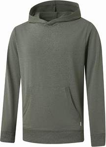 Sweat-shirt à capuche pour homme de qualité supérieure, vierge, pour impression de logo personnalisé, doublure de haute qualité, 100% polyester, séchage rapide, pull d'hiver - Product Image 2