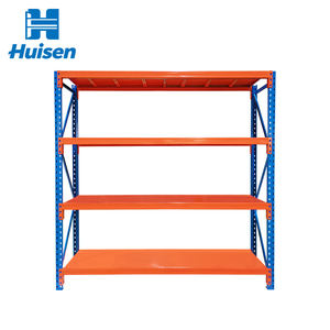 내구성 조정 가능한 볼트리스 클립 온 선반 금속 창고 스토리지 랙 유닛 라이트 듀티 사용자 정의 레이어 스틸 랙 - Product Image 2