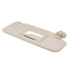 Pare-soleil Chevrolet beige côté droit avec miroir en PVC pour accessoire intérieur de toit de voiture - Product Image 1