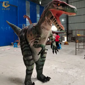 Disfraz de dinosaurio en 3d, SGDC31, tamaño real, para caminar