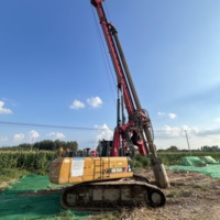 Machine de forage rotative SANY SR155 d'occasion pour la construction de fondations profondes