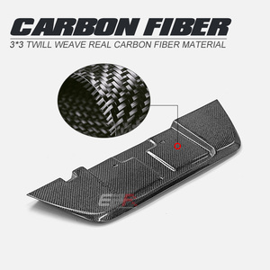 EPR 2015-2021 Subaru Impreza WRX VAB VAF STI Cache de coffre arrière (support de plaque d'immatriculation) en fibre de carbone de luxe pour extérieur facile à installer - Product Image 6