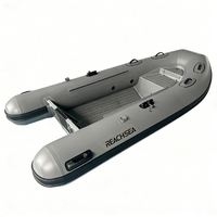 Bateau pneumatique semi-rigide (RHIB/RIB) de 3,2 m pour 5 personnes avec compartiment de rangement avant en aluminium étanche, modèle de luxe, personnalisable, provenance Chine