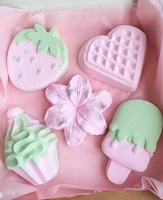 Bombes de bain de luxe personnalisées en emballage individuel, bombes de bain à la rose pour spa