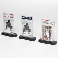 Supports d'affichage magnétiques noirs PQ One Touch pour cartes, pour un accès pratique