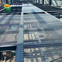 Caillebotis en acier galvanisé plongé à chaud du fabricant pour escaliers de chantier Modélisation 3D de piscine en acier inoxydable