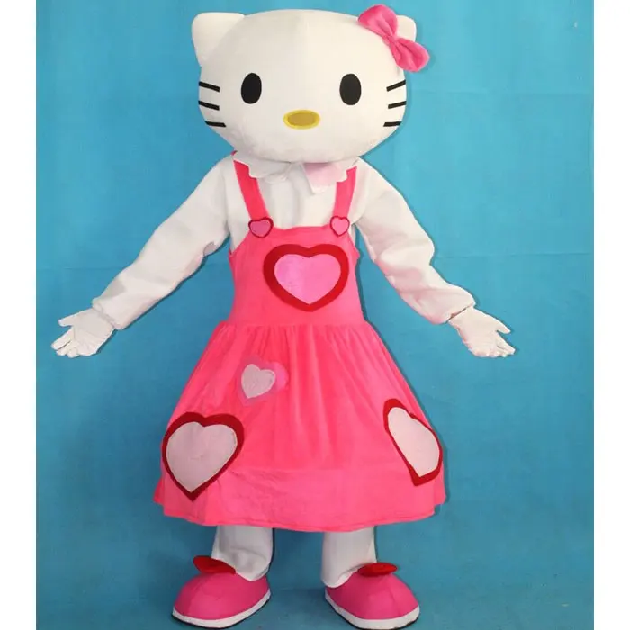 Genuss CE Erwachsenen Zeichentrick figur Hallo Kitty Maskottchen Kostüm zu verkaufen