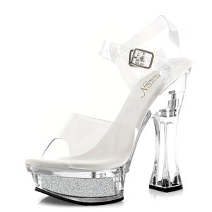 Sandales à talons sexy <span class=keywords><strong>pour</strong></span> femmes de 5 pouces, style gothique <span class=keywords><strong>pour</strong></span> femmes travesties, fête, nouveau <span class=keywords><strong>rock</strong></span>, reine des cristaux, <span class=keywords><strong>chaussures</strong></span> de pole dance - Product Image 3